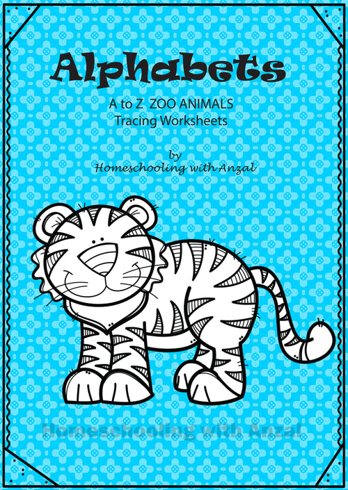 A to Z Tracing book JUNGLE