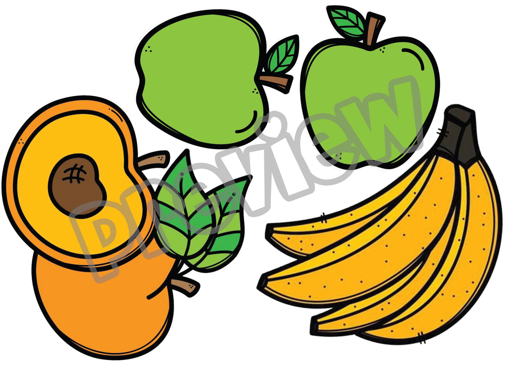 Profession, Vege, Fruit Classroom Decor