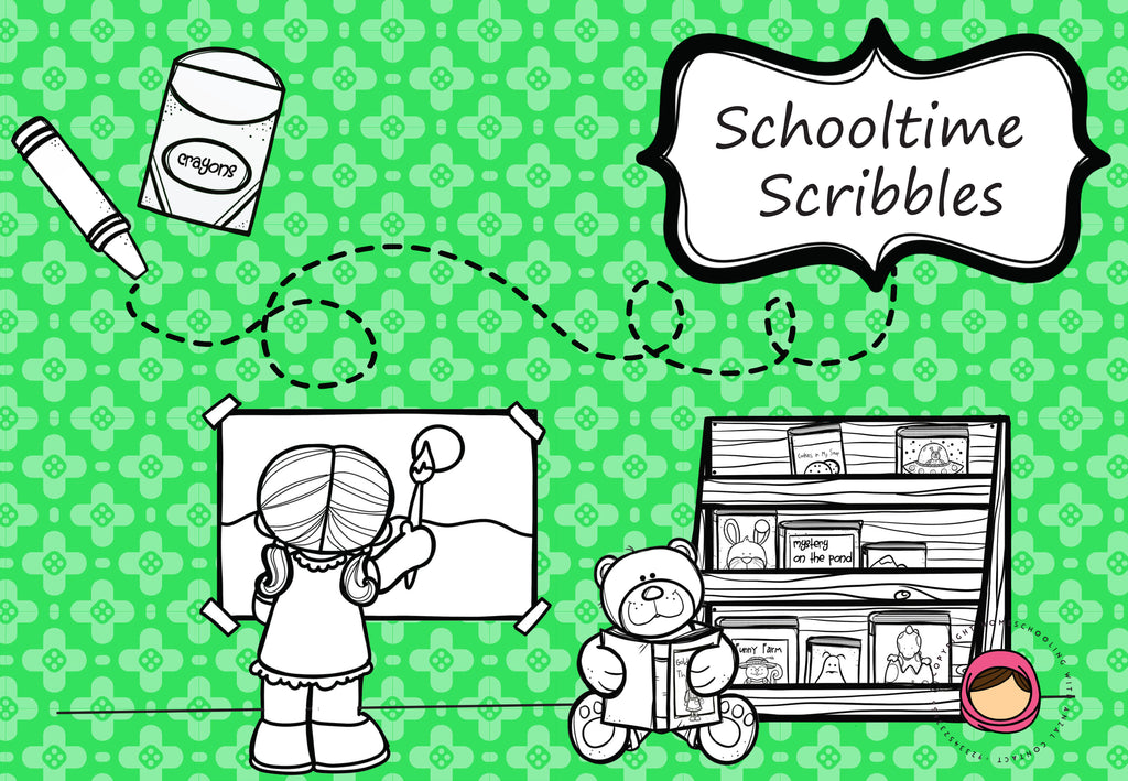 Schooltime Scribbles - Toddlers Book