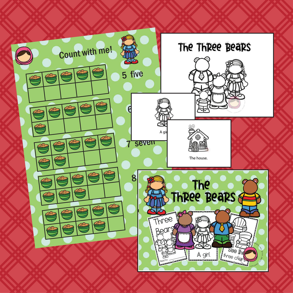 Bear Number Cards