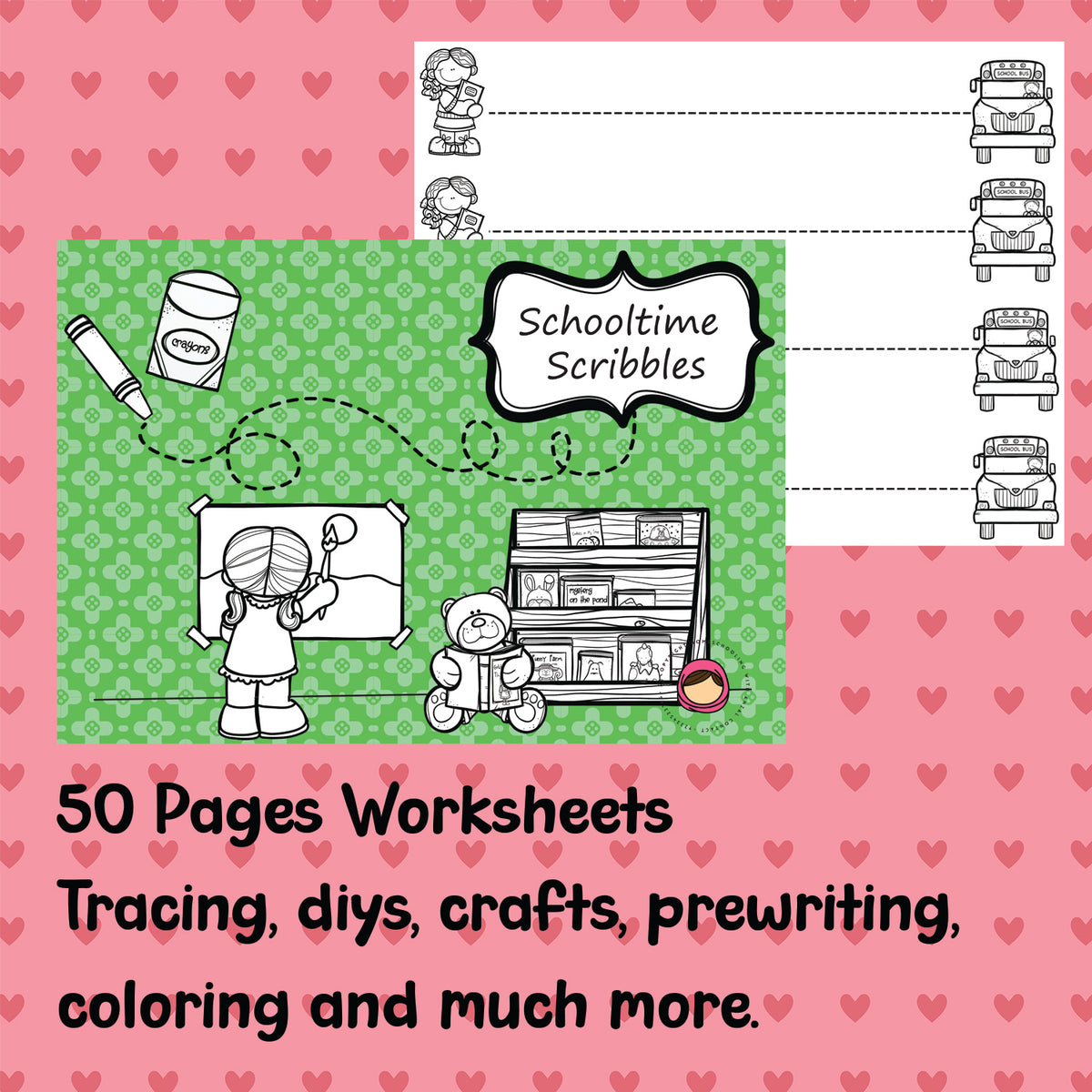 Schooltime Scribbles - Toddlers Book