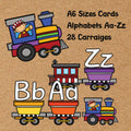 Aa - Zz Train Classroom Decor
